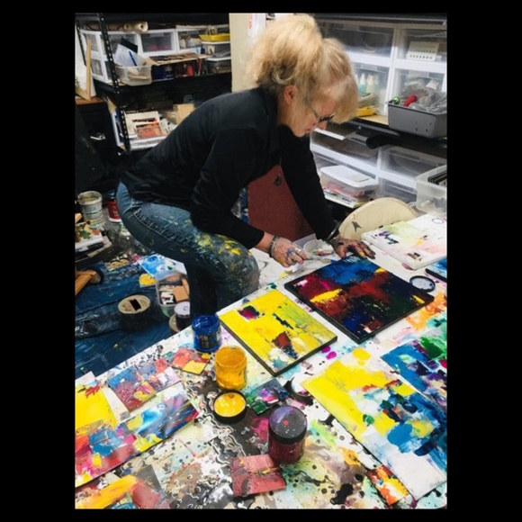 Original Angel watercolor art painting in mat, Frame ready Calling All Angels 20 - Picture 4 of 8